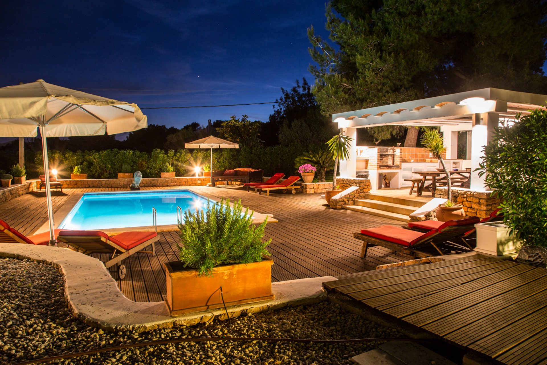 Alquilar Villa para fiesta en Ibiza