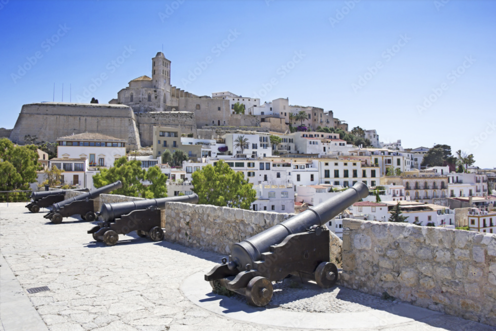 Dalt Vila, casco histórico de Ibiza ciudad.