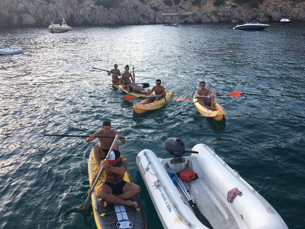 Kayak por Ibiza.