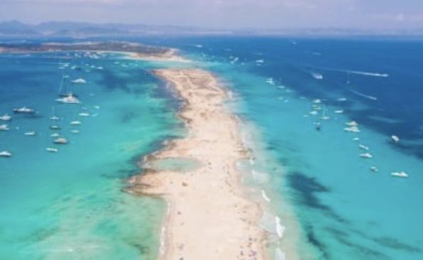 Playa de Ses Illetes en Formentera.