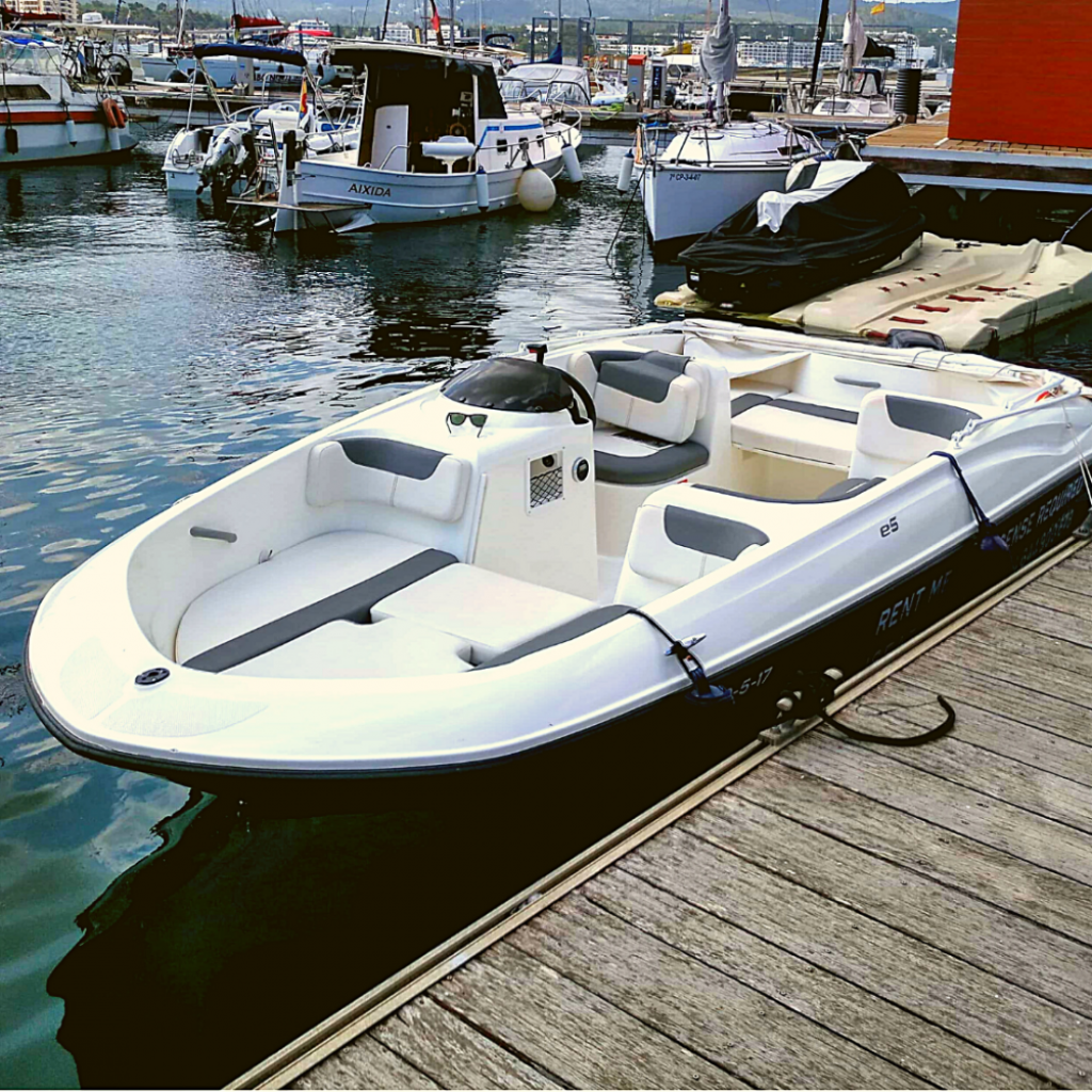 Boat without licence ibiza